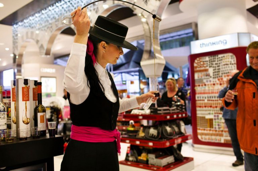 Durante las ocho primeras semanas de 2015, se registró una tasa de crecimiento en las ventas aeroportuarias del 19,5%.
