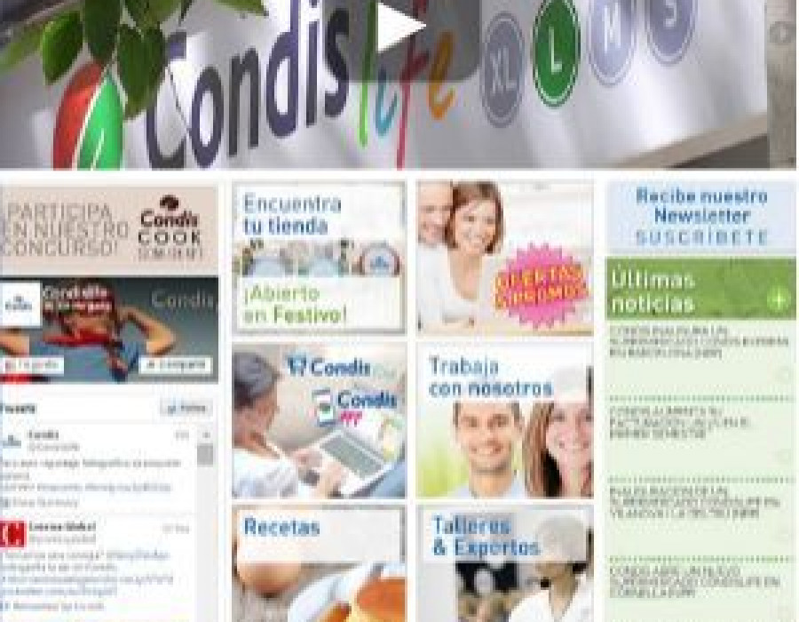 La web se ha adecuado al modelo Condislife que la cadena está implantando en sus tiendas físicas desde 2014.