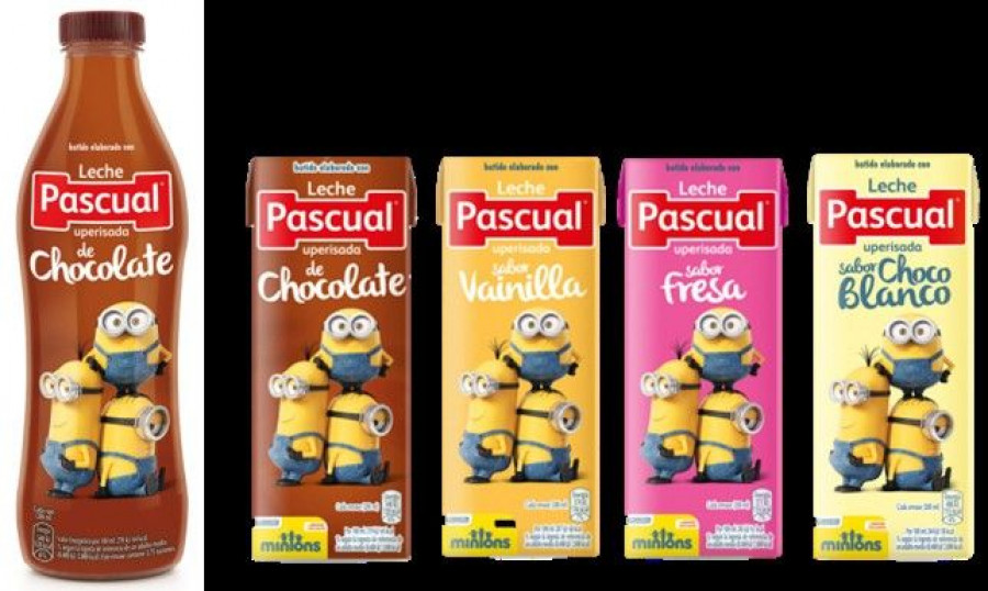 Este nuevo diseño de batidos Pascual ha sido posible gracias a un acuerdo de licencia con Universal Pictures.