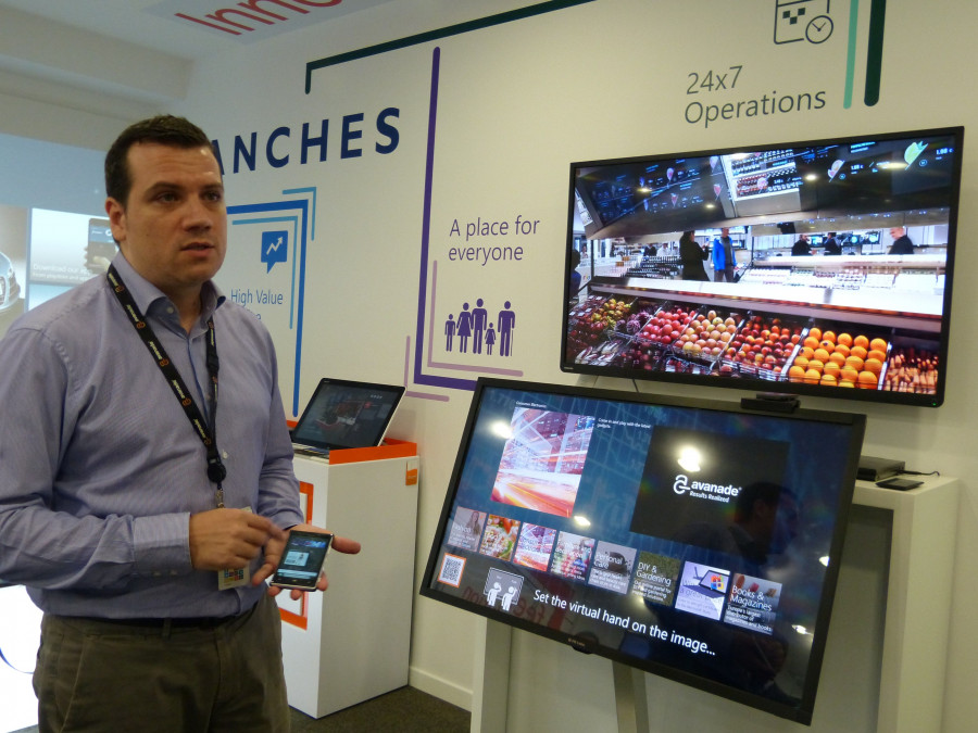 Ricard Piñol, director de innovación de Avanade España, en el Centro Europeo de Innovación de Avanade en Barcelona.