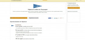 El supermercado online de Hipercor tiene un catálogo online de unos 27.645 productos disponibles.