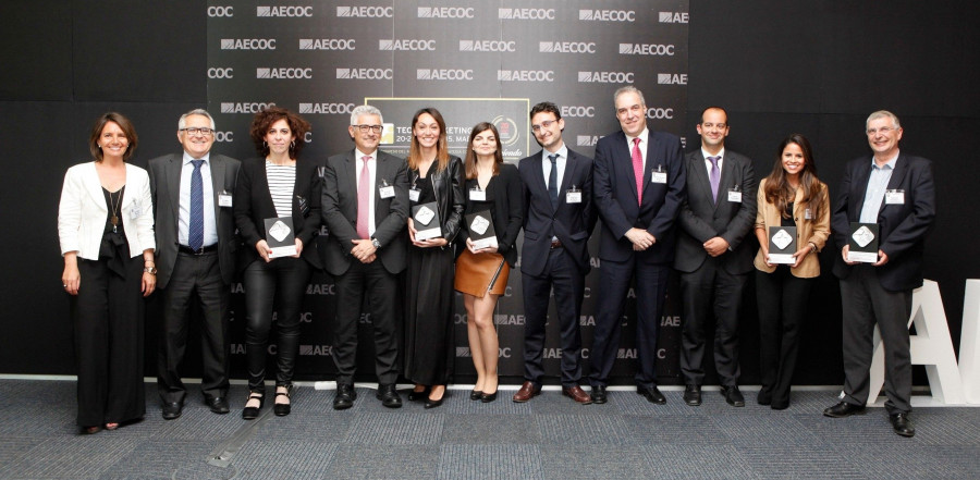 Los galardonados en esta nueva edición de los Premios Aecoc Shopper Marketing.