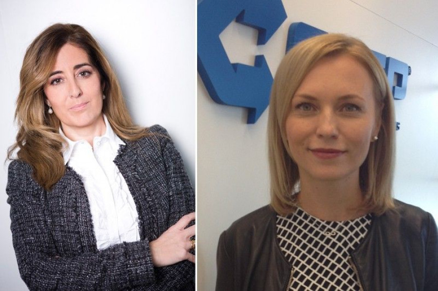 Marta Fuentes (izda.) y Monika Ferdin (dcha.) asumen nuevas responsabilidades en Chep Iberia.