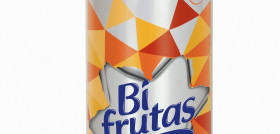 Bifrutas Active se presenta en formato lata con sabor tropical.