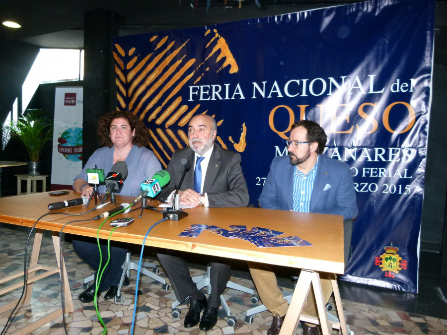 Momento de la presentación oficial de la II Feria Nacional del Queso.