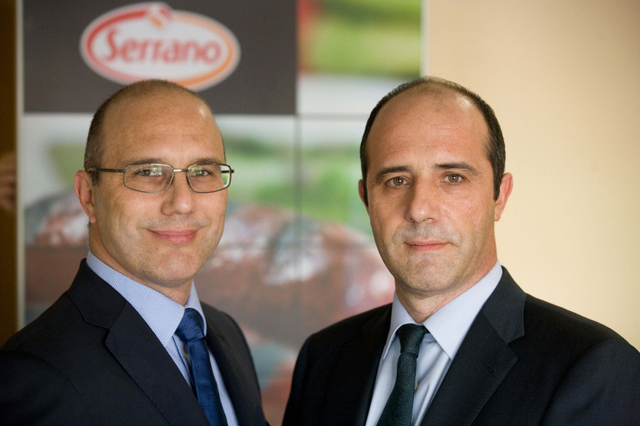 Abelardo y Carlos Serrano, directores generales de Cárnicas Serrano.