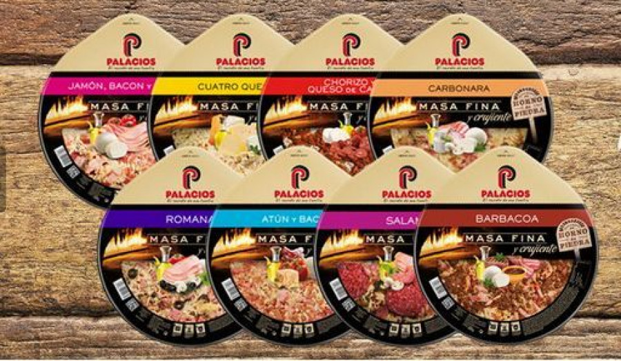 Palacios está especializada, entre otros productos, en comida preparada como pizzas.