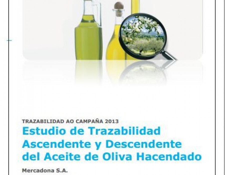 Certificada la españolidad del aceite de oliva de Mercadona.