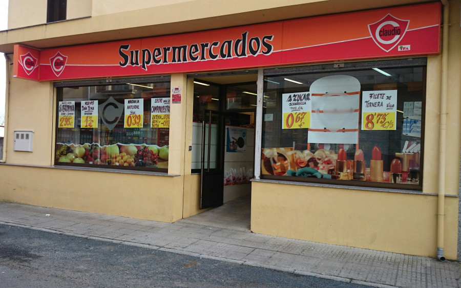 Nuevo supermercado Claudio en Antas de Ulla, Lugo
