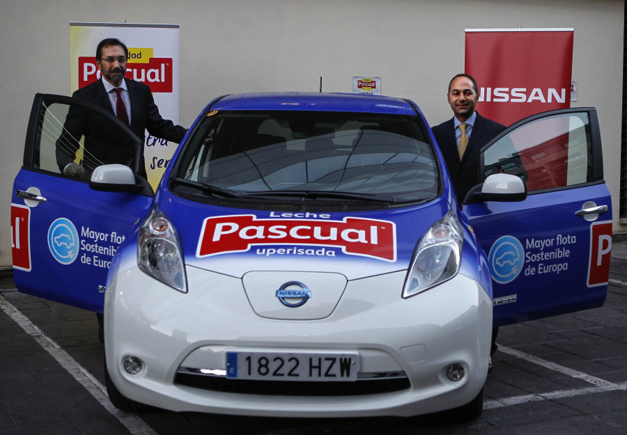 Pascual y Nissan apuestan por la movilidad sostenible y el uso de vehículos eléctricos.