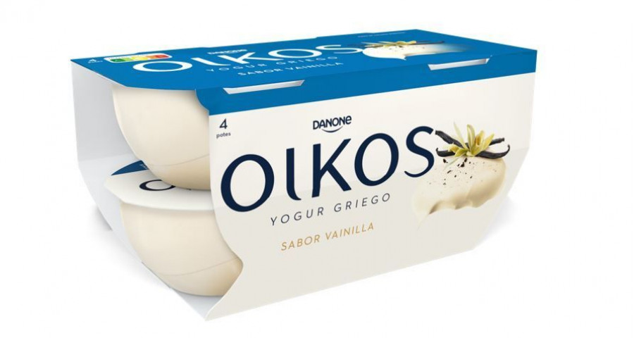 Oikos Vainilla estrenando nuevo diseño, pero con la receta de siempre.