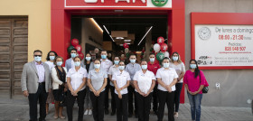 El equipo de SPAR Ojos de Garza durante su apertura