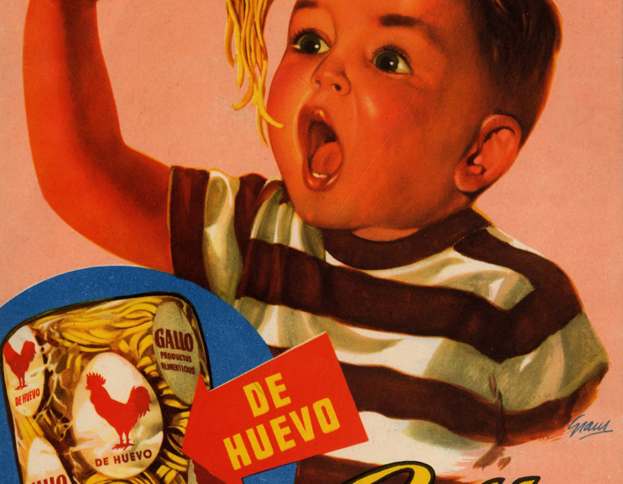 Anuncio nino anos 60
