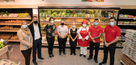 El equipo de SPAR Arucas II durante la reapertura