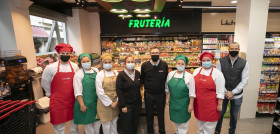 El equipo de SPAR Ciudad Jardín tras la apertura
