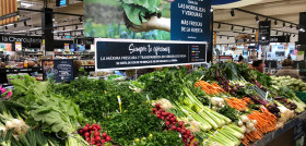Foto prensa verdura de hoja en Carrefour