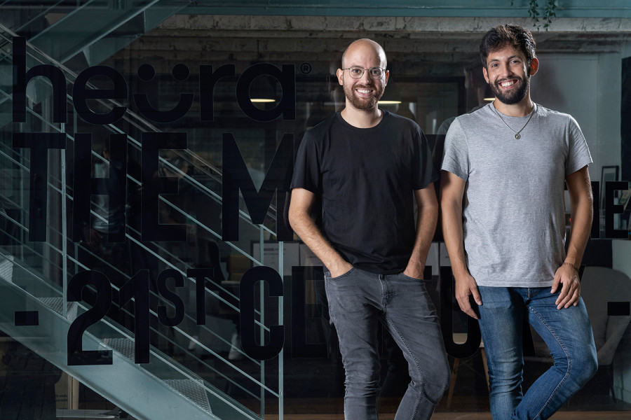 Marc Coloma y Bernat Añaños fundadores de Heura