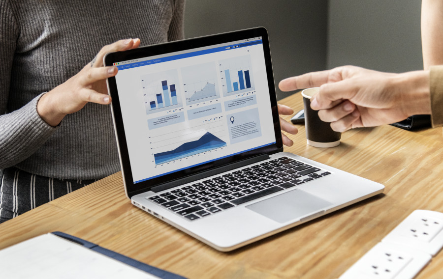 Analysis business chart computer connection copy space 1453591 pxhere