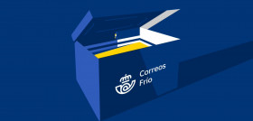 Correos Frío ilustración caja isoterma