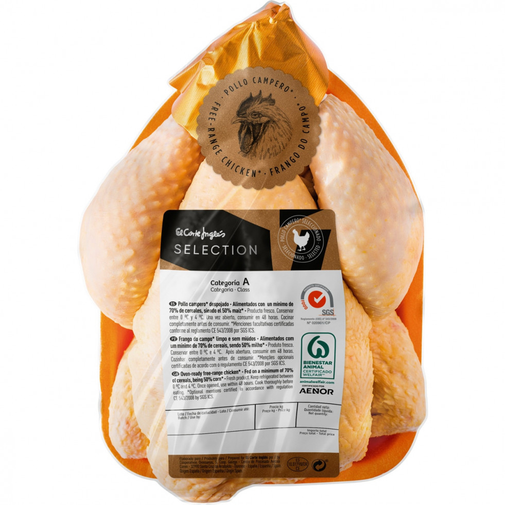 Pollo sello bienestar animal