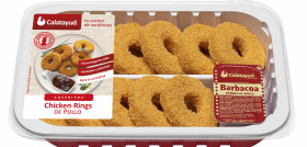 Chicken Rings bandeja simple roja BAJA