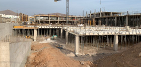 Obras futuro HiperDino en Argana, Lanzarote