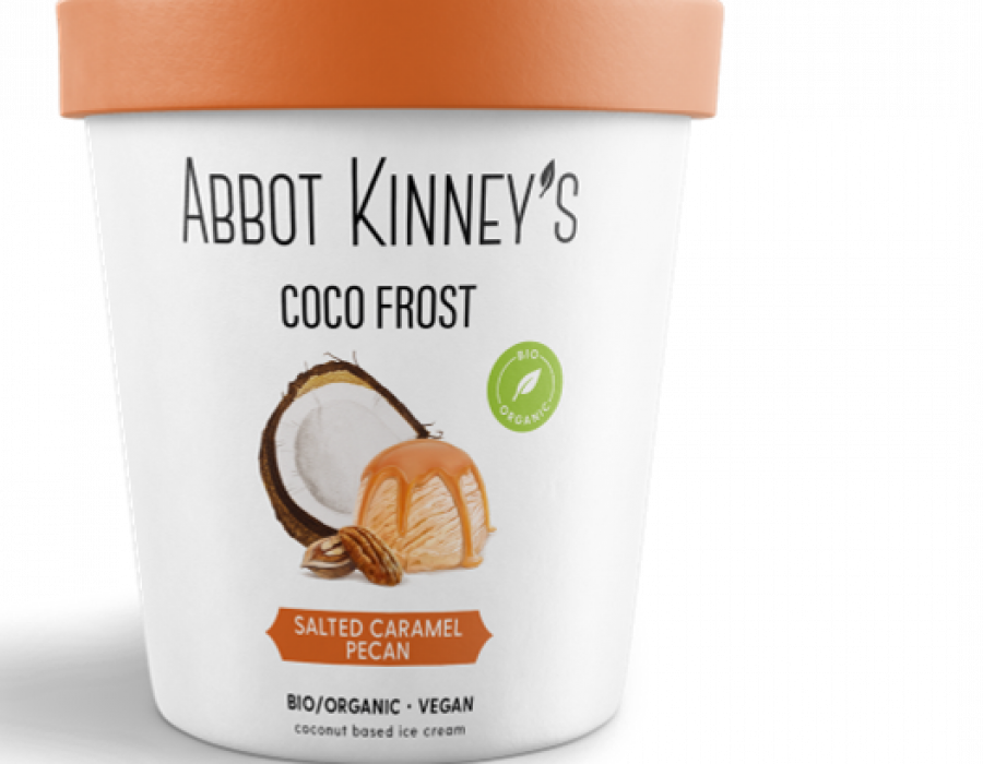 Coco Frost con caramelo saldao y nueces pecanas bio  6,15€  Abbot Kinney's