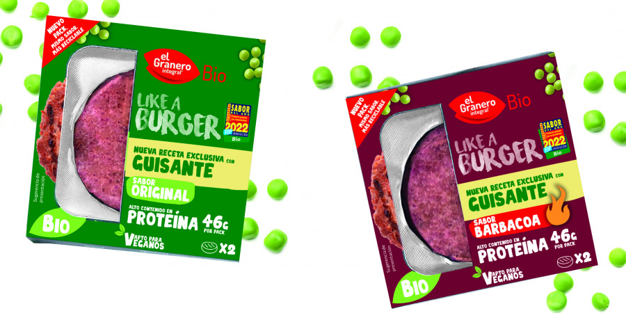 Burgers proteína guisante BIO El Granero Integral