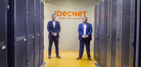Eduardo Prieto, director de IT de HiperDino, y Juan Manuel Castellano, director de IdecNet