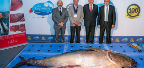 Centenario de La Coruñesa   3 propietarios y gerente   Foto Xavier d'Arquer