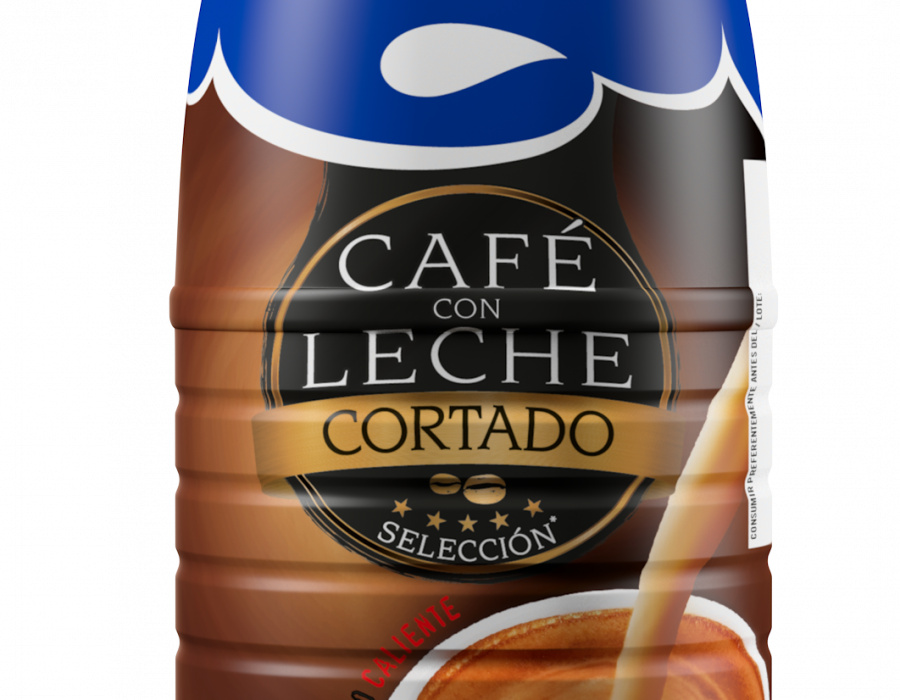 Botella Café cortado