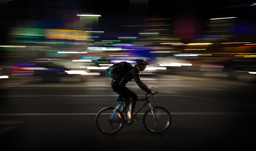 Person night bicycle city vehicle profession 651366 pxhere