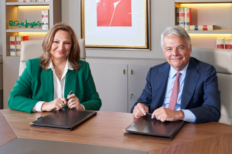 Marta Álvarez presidenta de ECI Ignacio Garralda presidente de MutuaMadrileña