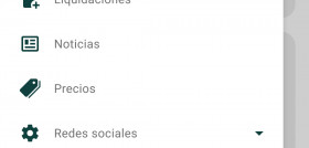 APP Menú lateral