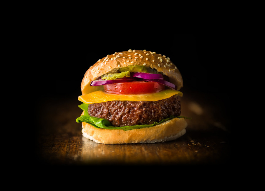 CC BY Mosa Meat burger 1 credit Mosa Meat