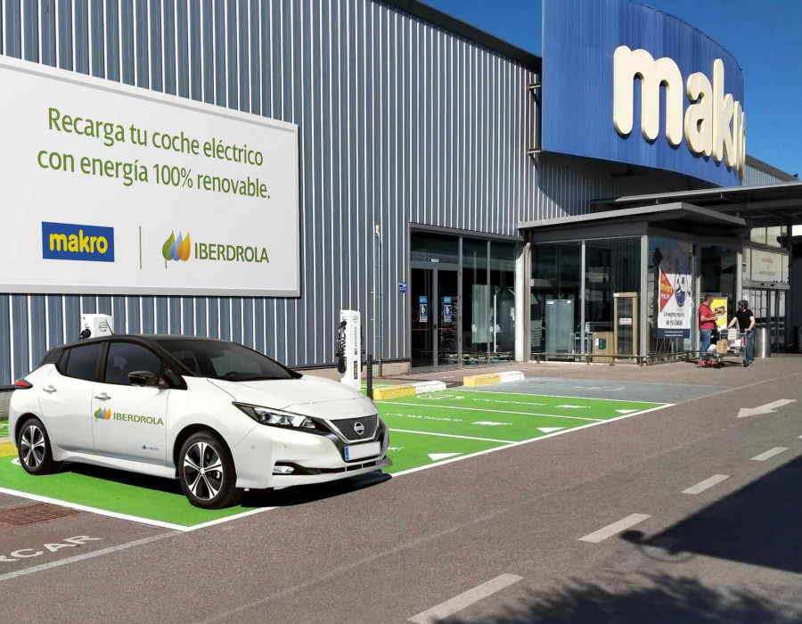 Estacioìn de recarga en centro Makro