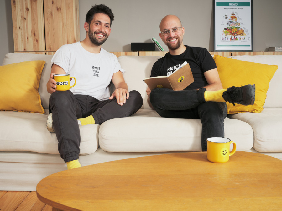 Marc Coloma and Bernat Añaños, cofundadores de Heura