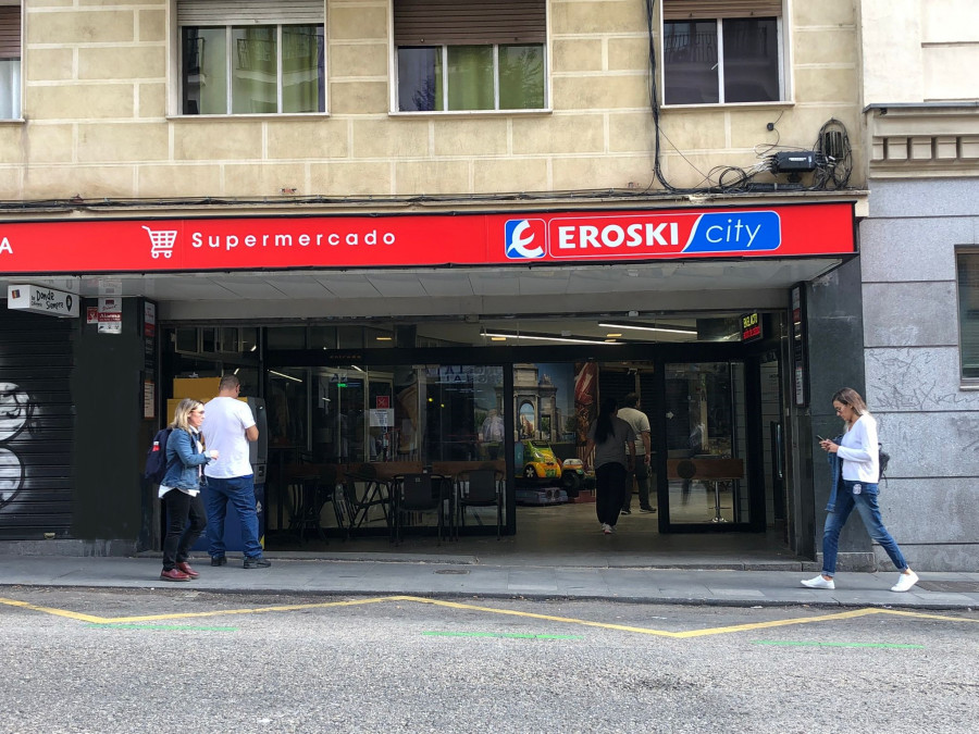 La nueva tienda de Eroski en Puerta de Toledo.