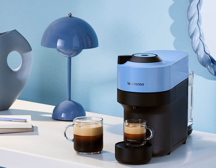 Vertuo Pop Blue Black Coffee Portrait