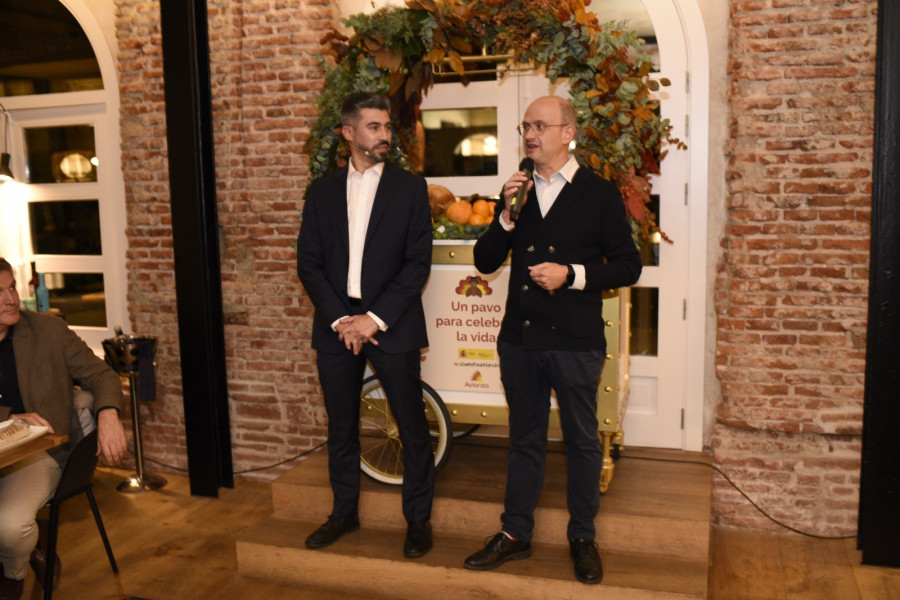 Jordi Montfort, secretario general de Avianza y José Miguel Herrero, director general de Industria Alimentaria dando la bienvenida al evento (1)