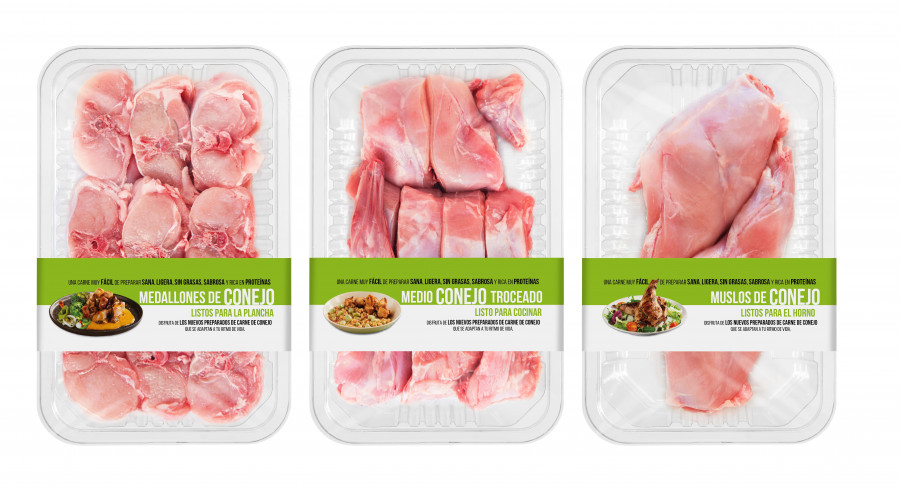 FOTO Blisters carne de conejo ESPAN¦âA   3 TIPOS