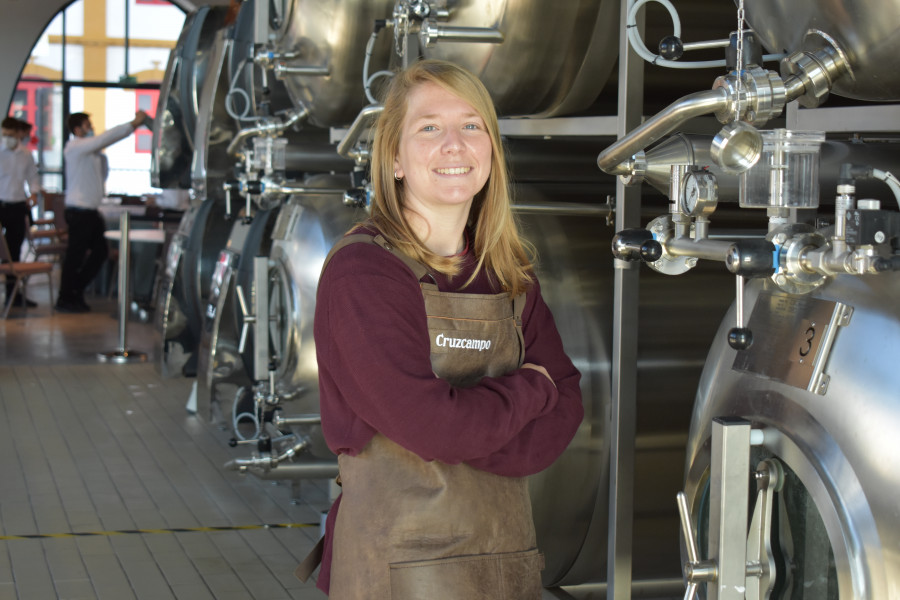 Irene Pascual, maestra cervecera