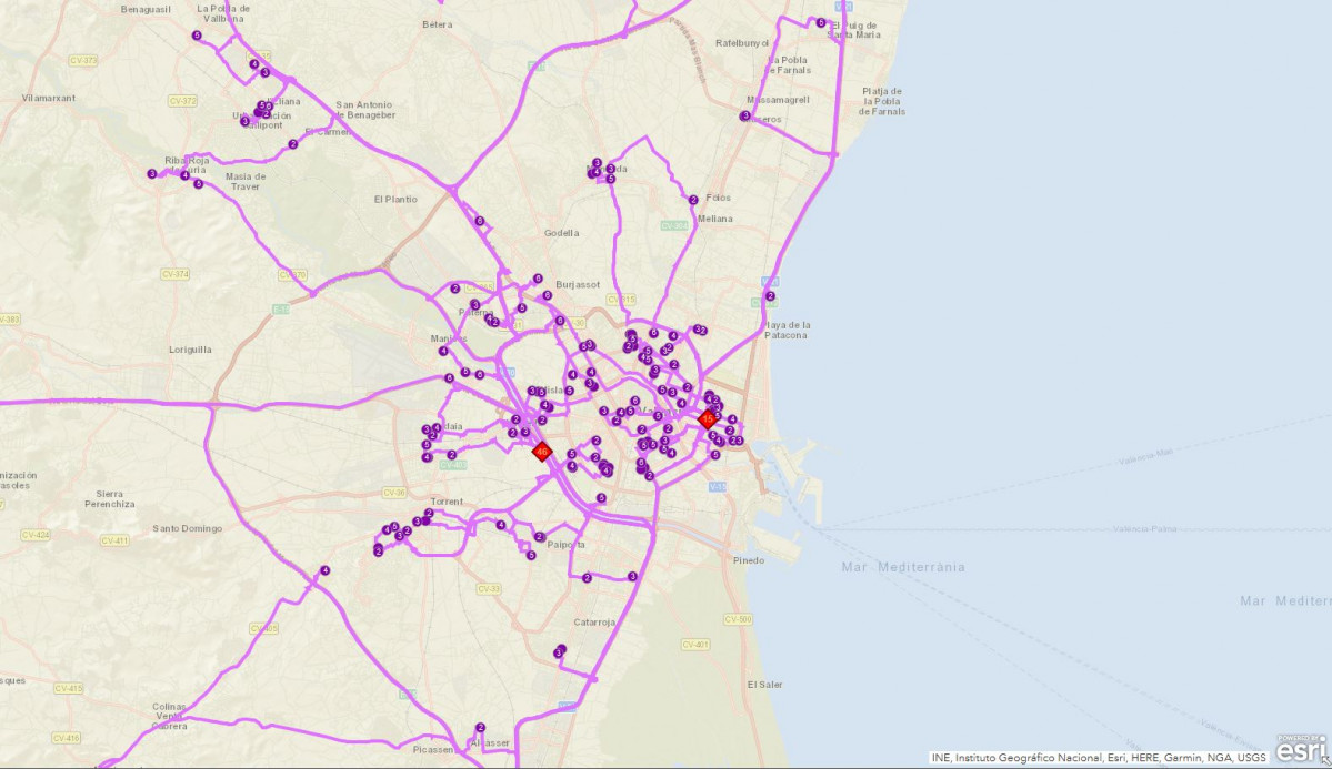 Implementando sistemas de información geográfica o GIS, por sus siglas en inglés, se puede extraer información sobre la situación de la competencia