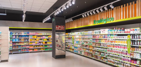 Sección de productos ecológicos de HiperDino Argana (Lanzarote)