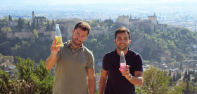Raúl de Frutos  y Fernando Martín. CEOs y Fundadores de Víver Kombucha que cumple 3 años.