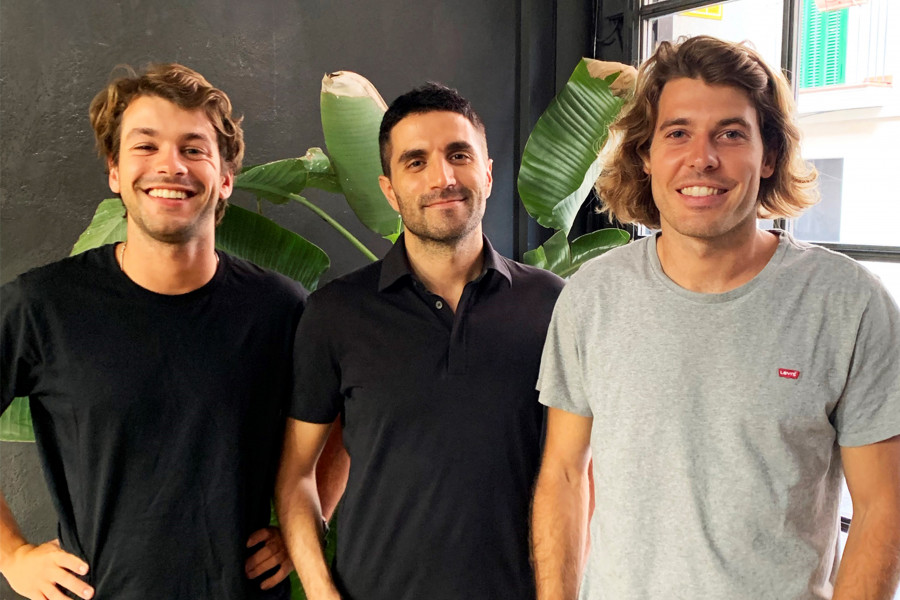 Borja Solé, Rubén Vilar y Carlos Costa cofundadores de Buo