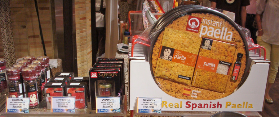 Kit Paella en supermercado Chino 2009