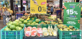 Foto prensa sandías y melones Carrefour
