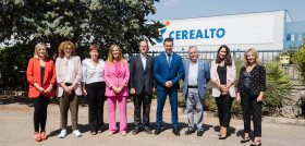 El ministro de Industria, Comercio y Turismo en funciones visita la fábrica de Cerealto en Venta de Baños