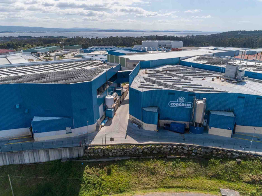 Imagen aérea de las instalaciones de Congalsa